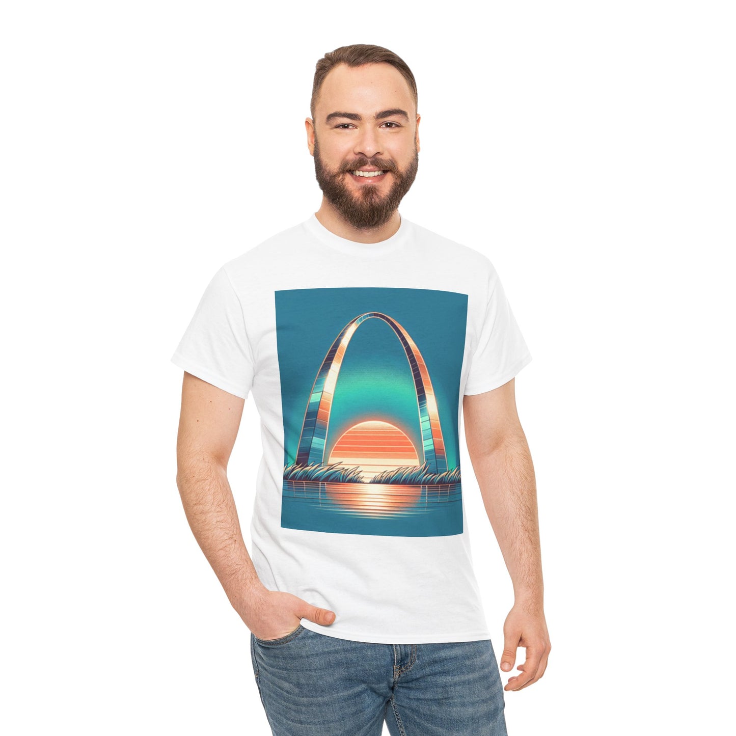 Saint Louis Unisex Heavy Cotton Tee